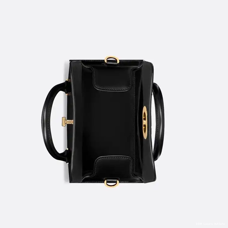 Cheap Black Dior Box Calfskin Small Bag Boston 0623 Luxury